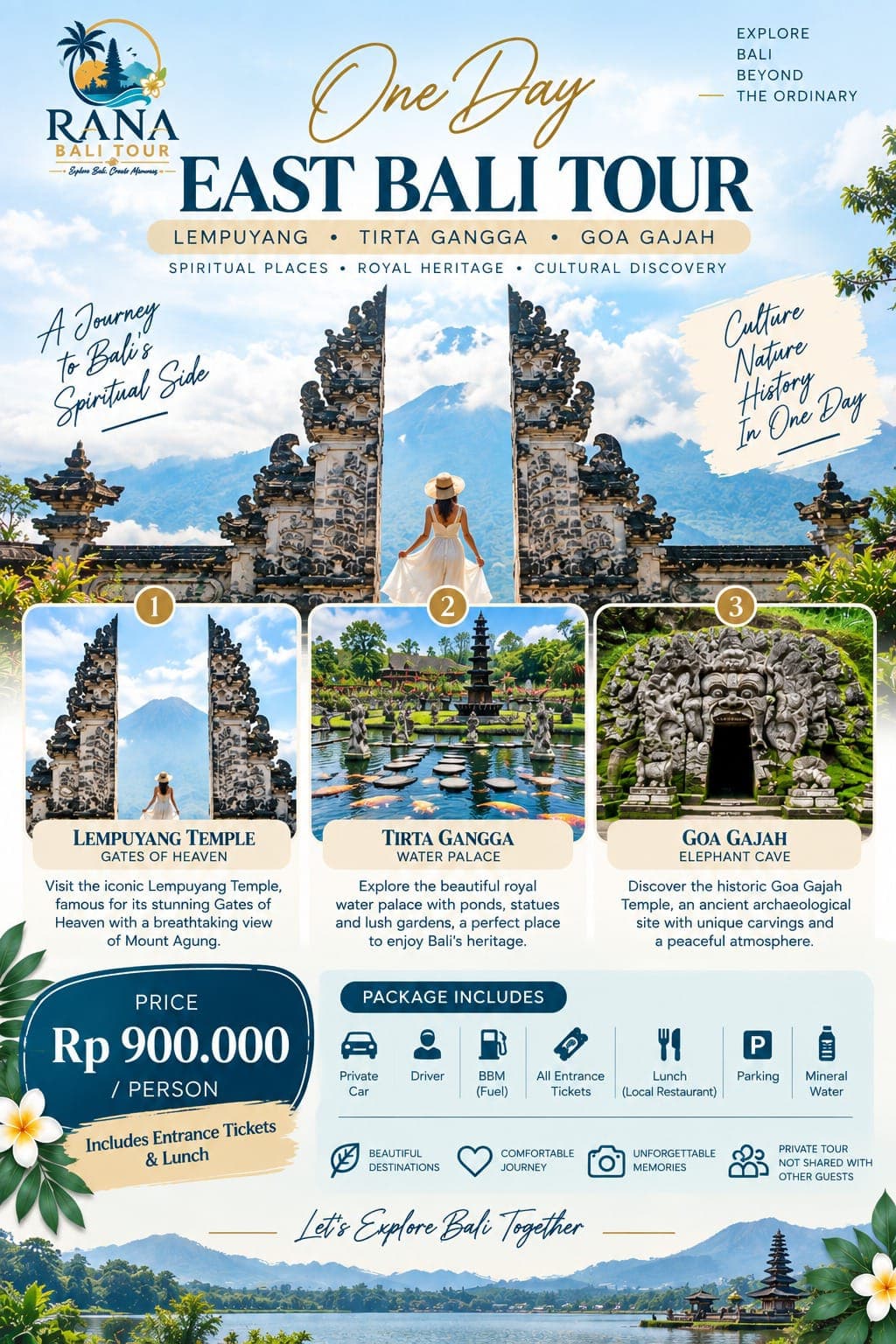 One Day East Bali Tour: Lempuyang & Tirta Gangga