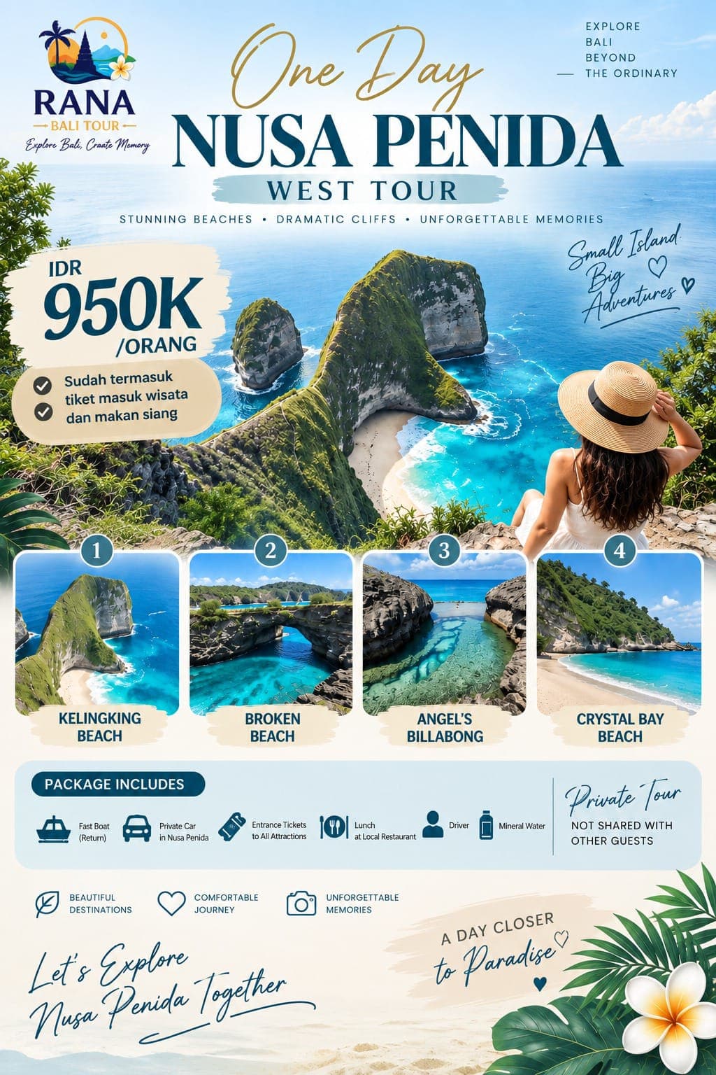 One Day Nusa Penida West Tour